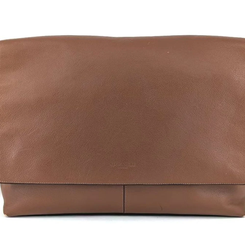 COACH Designer Charles Messenger Briefcase Brown Shoulder Laptop Bag